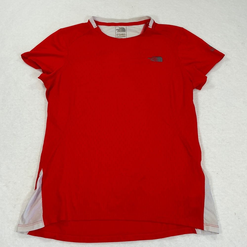 The North Face Flight Series Womens Red Running T-Shirt Small S Short Sleeve